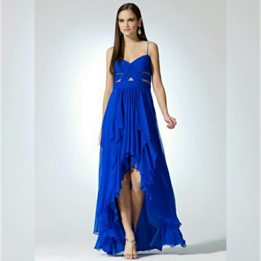 Royal Blue High-Low Dress. Size 4.